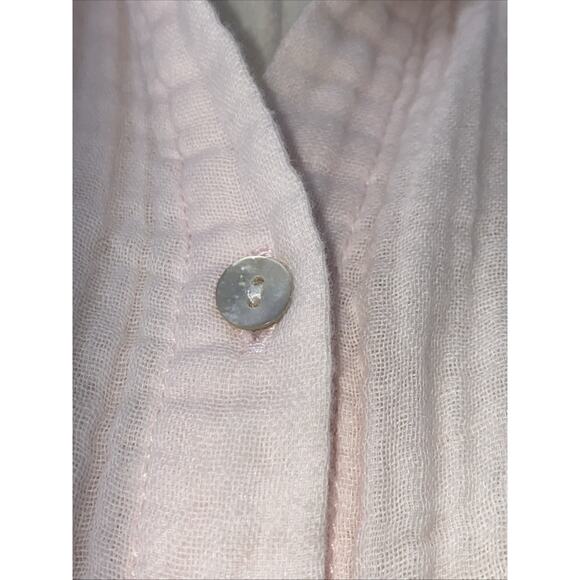 Rails Women's Collared Ellis Petal Button-Up Shirt Medium 100% Organic Cotton - Picture 4 of 9